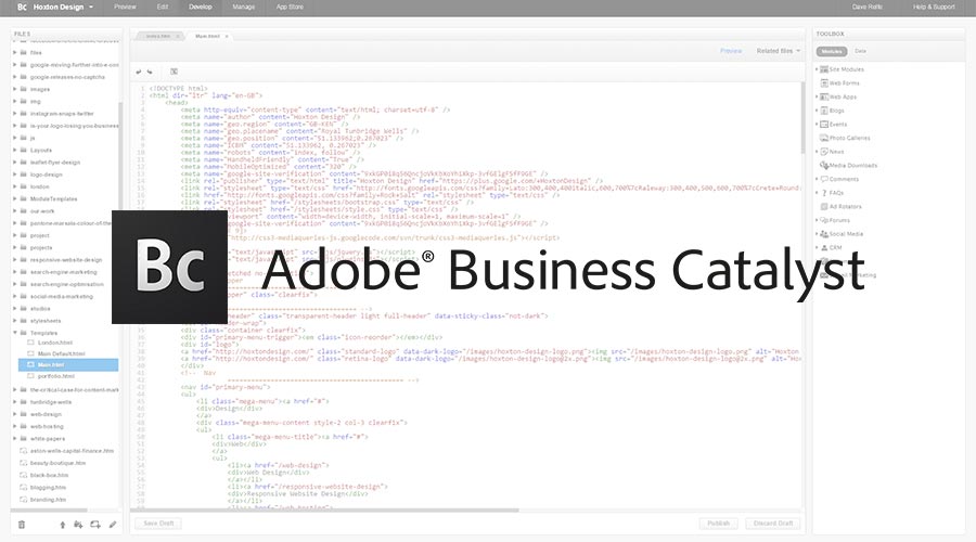 Adobe Business CatalystAdobe Business Catalyst