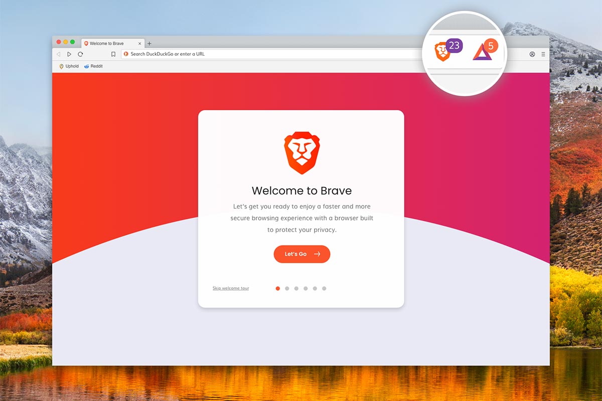 Brave browser - let's get ready to enjoy a faster and more secure browsing experience with a browser built to protect your privacy